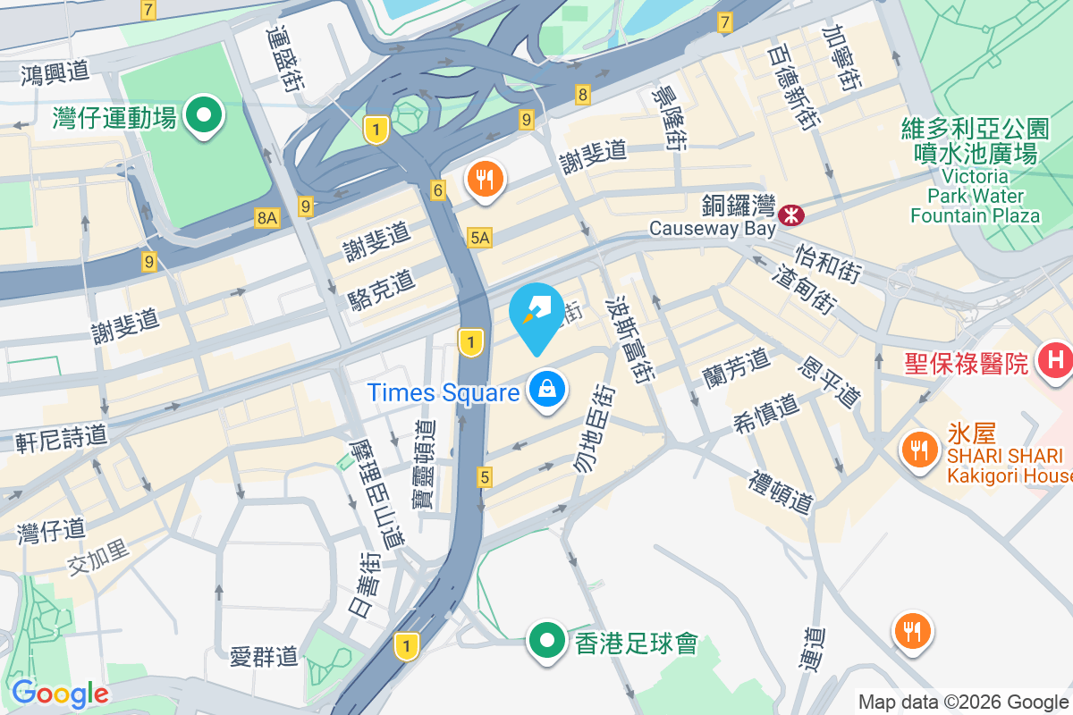 羅素街20號 地圖位置