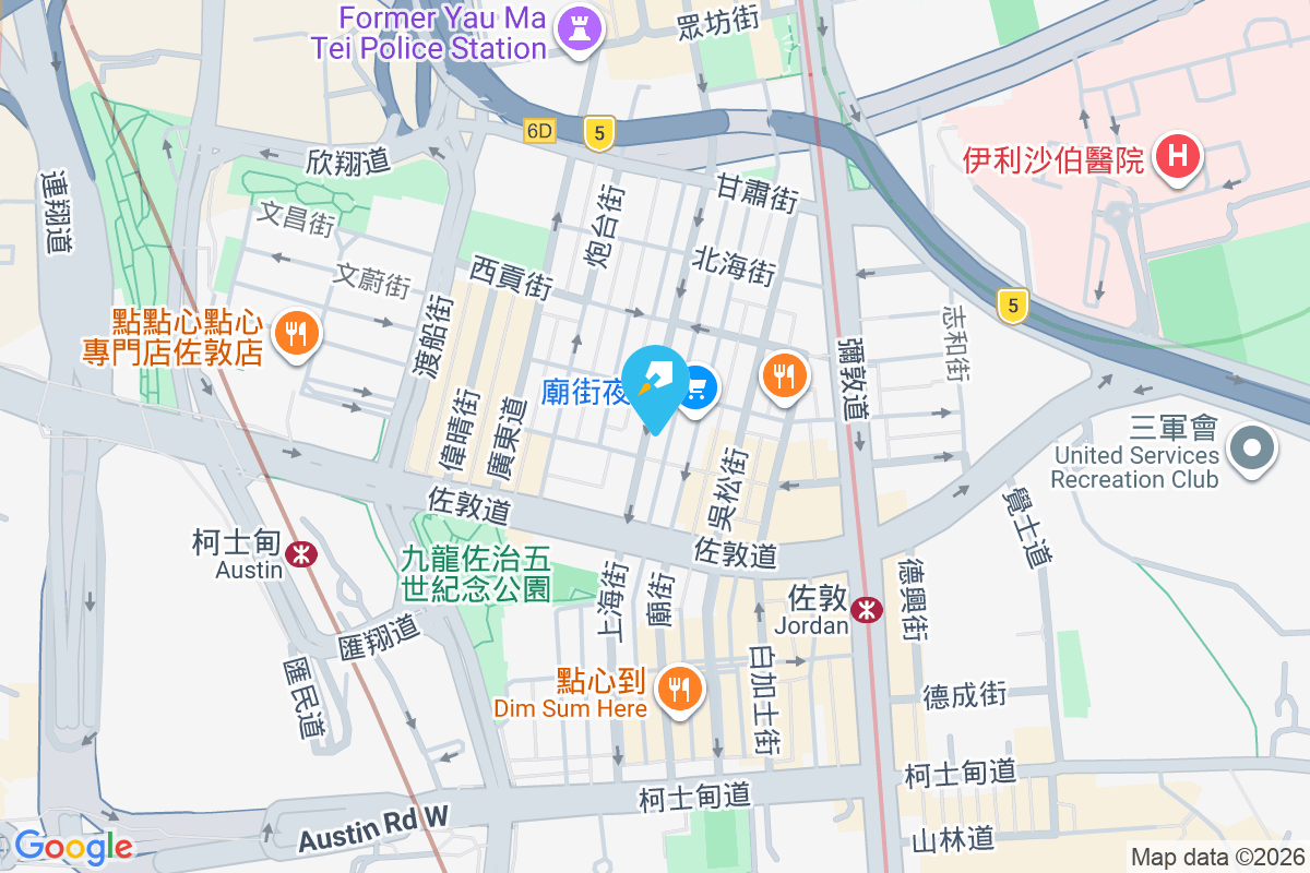 上海街132號 地圖位置