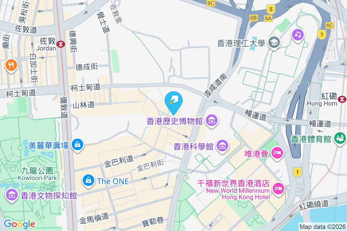 柯士甸路10號 地圖位置