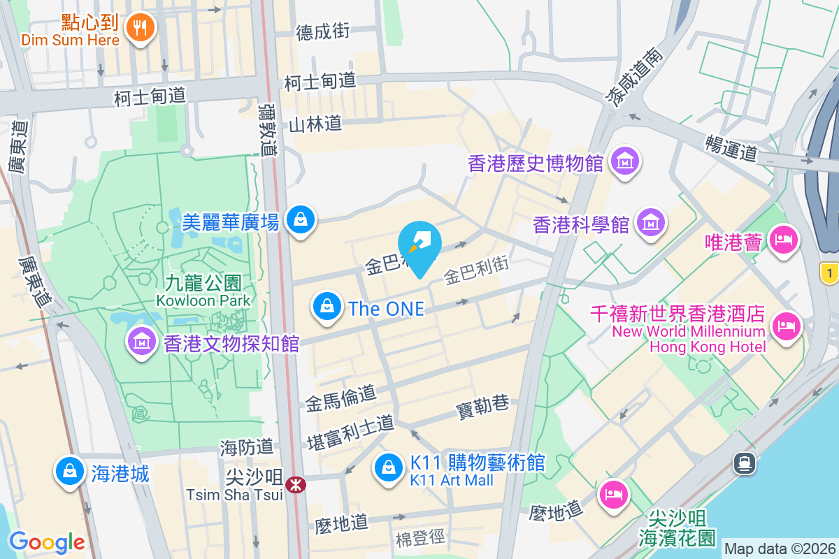 金巴利街22A號 地圖位置