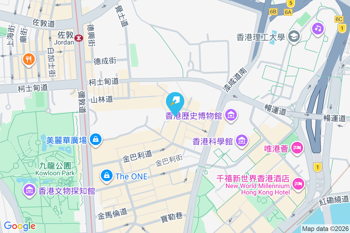 金巴利大廈 地圖位置