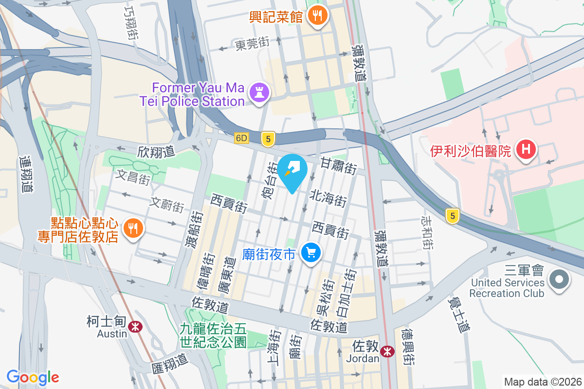 新填地街74號 地圖位置