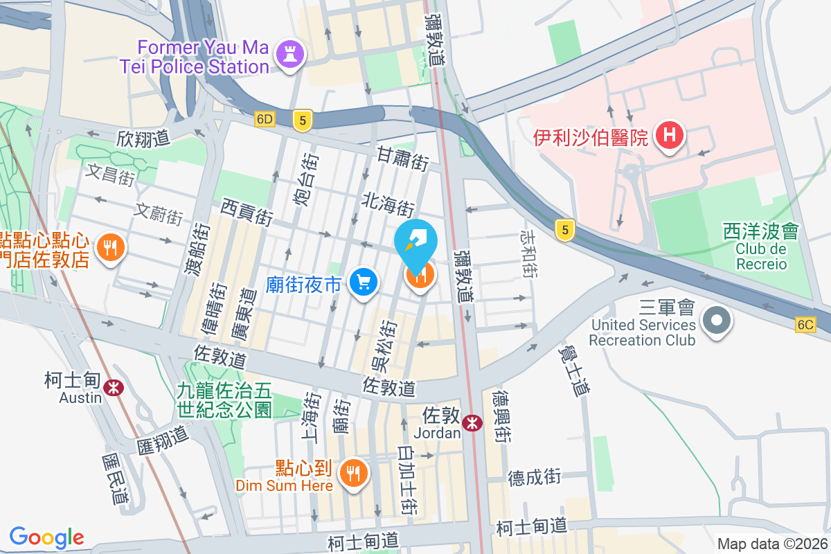 白加士街123號 地圖位置