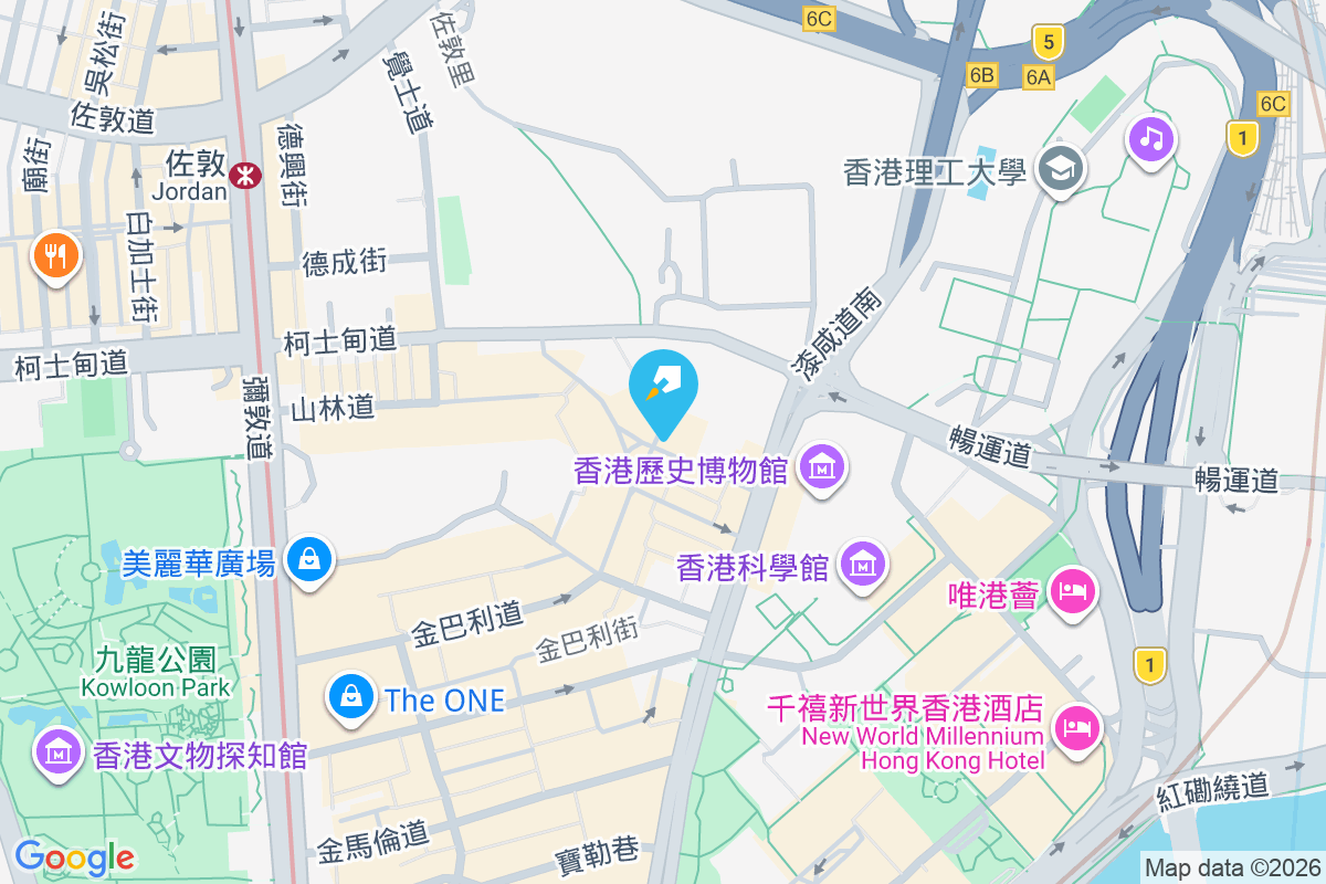 金巴利道92號 地圖位置