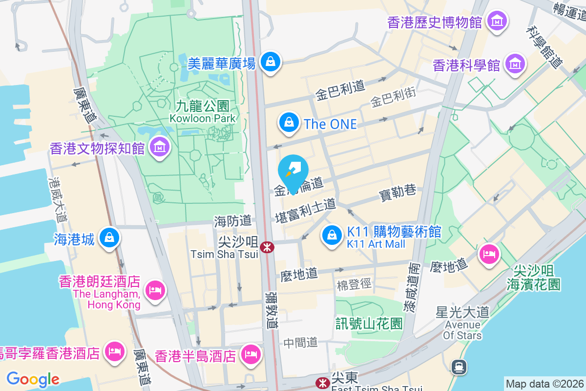 金馬倫道6號 地圖位置