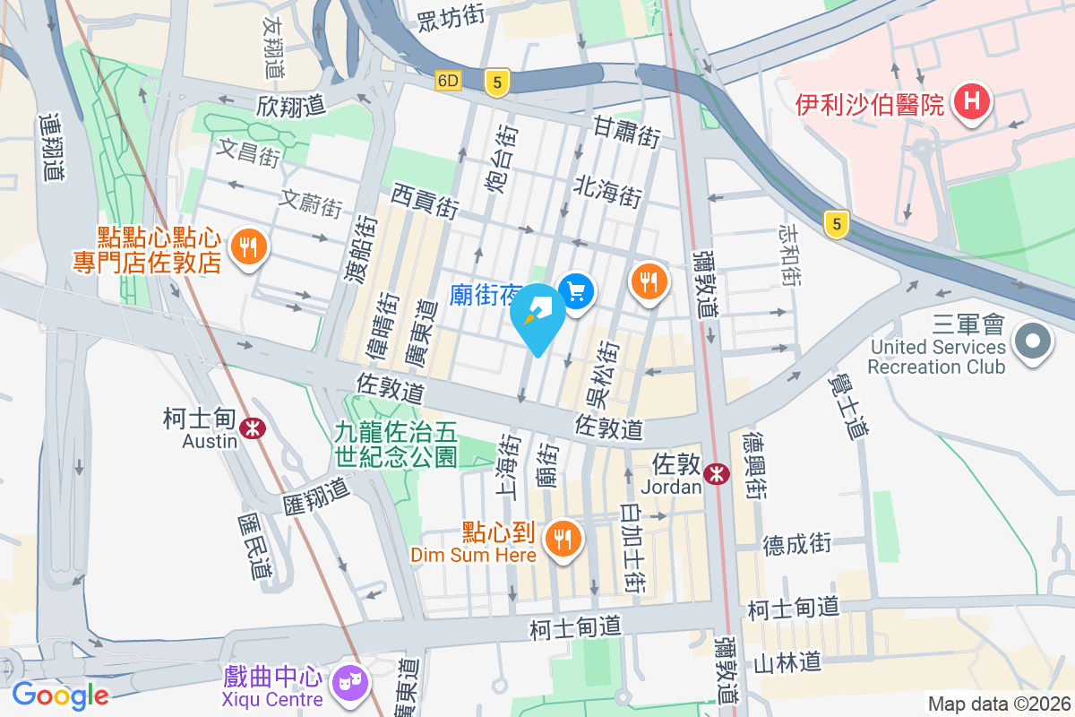 上海街120號 地圖位置