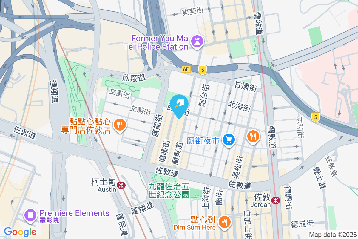 廣東道577號 地圖位置