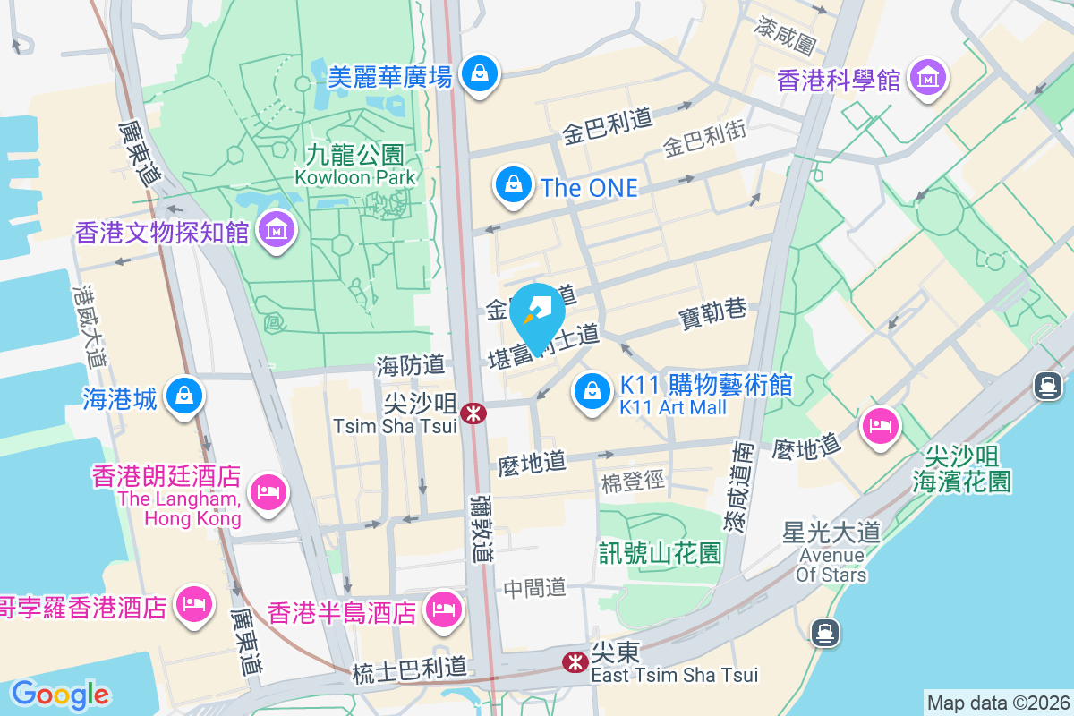 堪富利士道10號 地圖位置