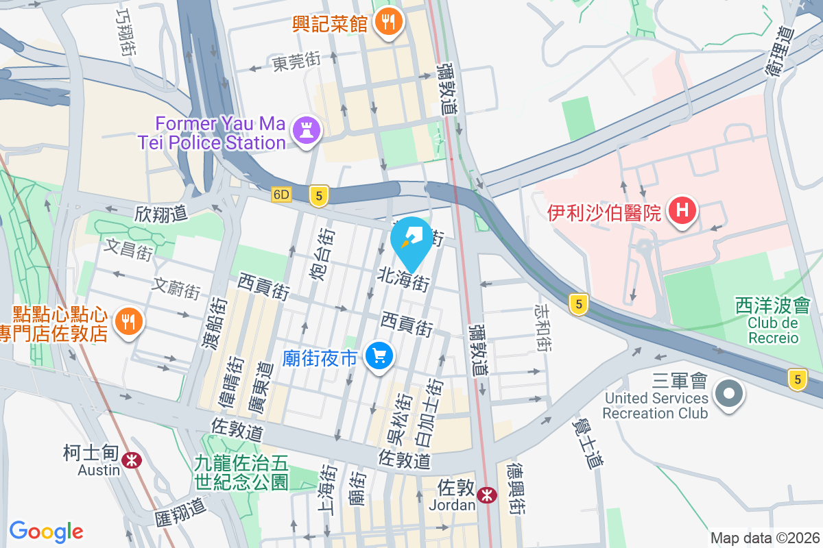 廟街132號 地圖位置