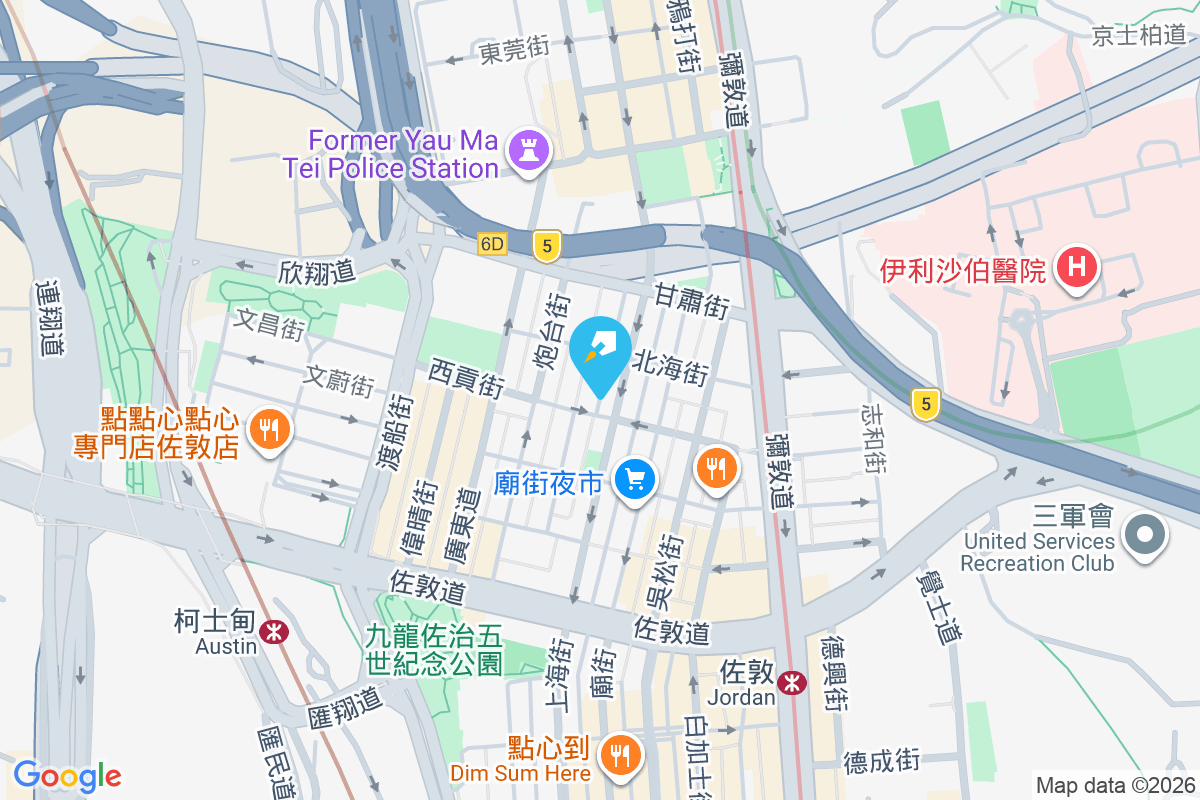 上海街175號 地圖位置