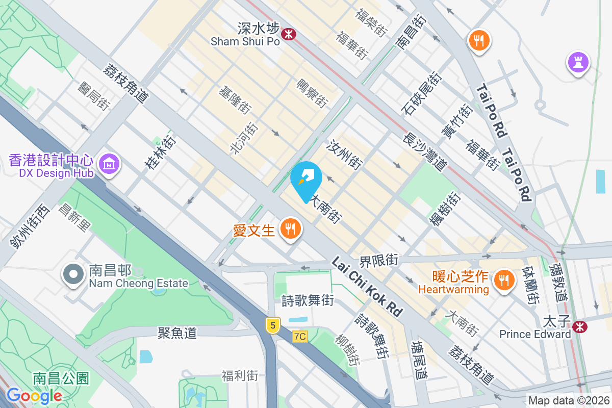 大南街205號 地圖位置