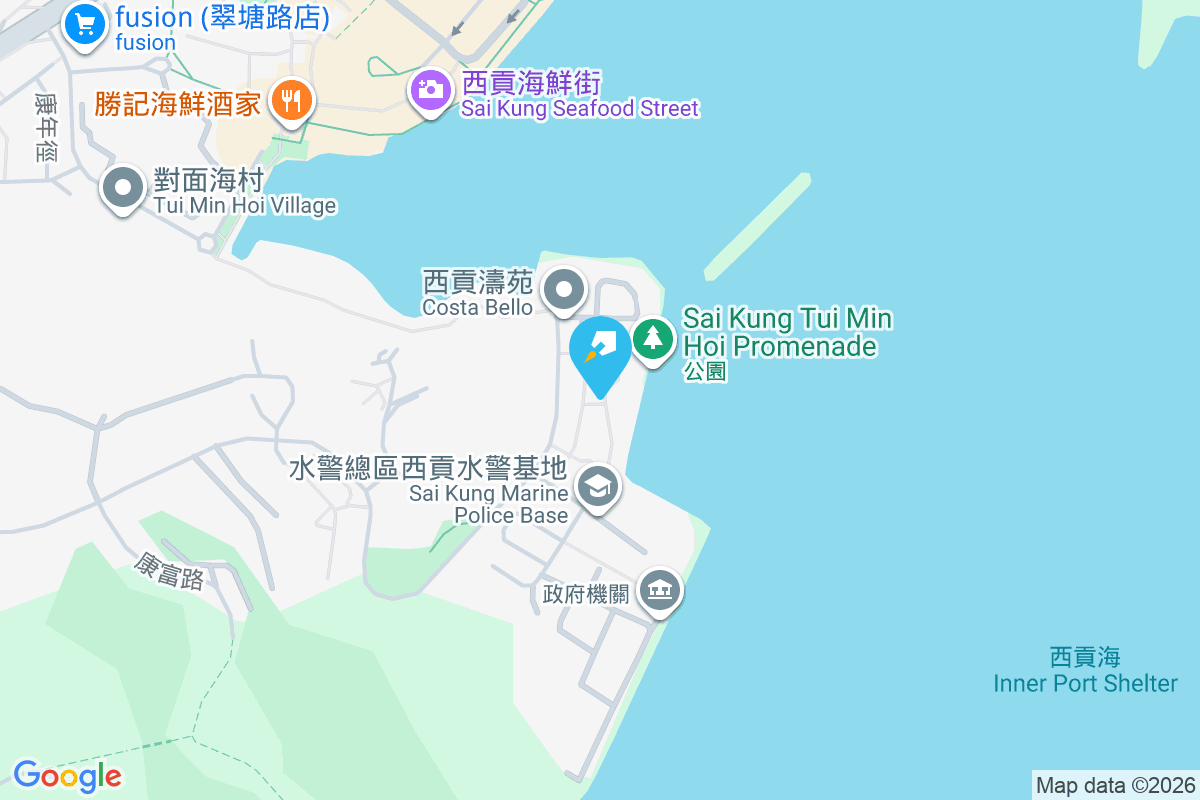 泰湖閣 西貢對面海