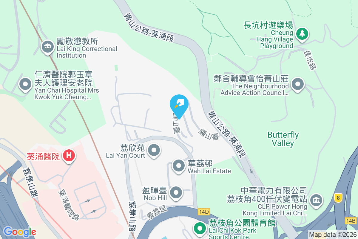 鍾山臺18號 地圖位置