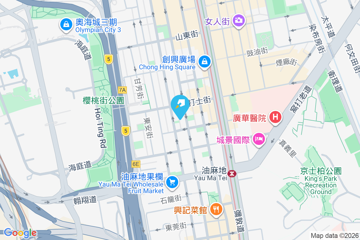 上海街417號 地圖位置
