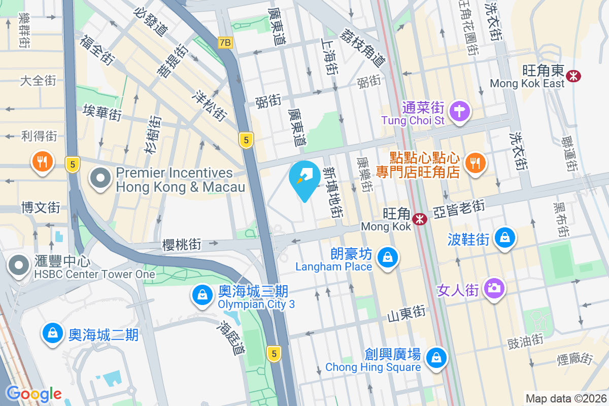廣東道1075號 地圖位置