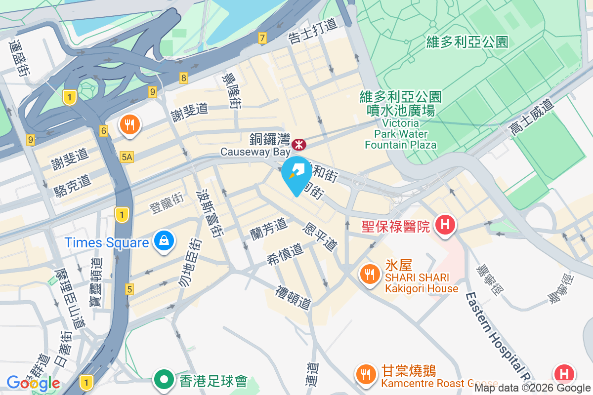 渣甸坊 42 號 地圖位置