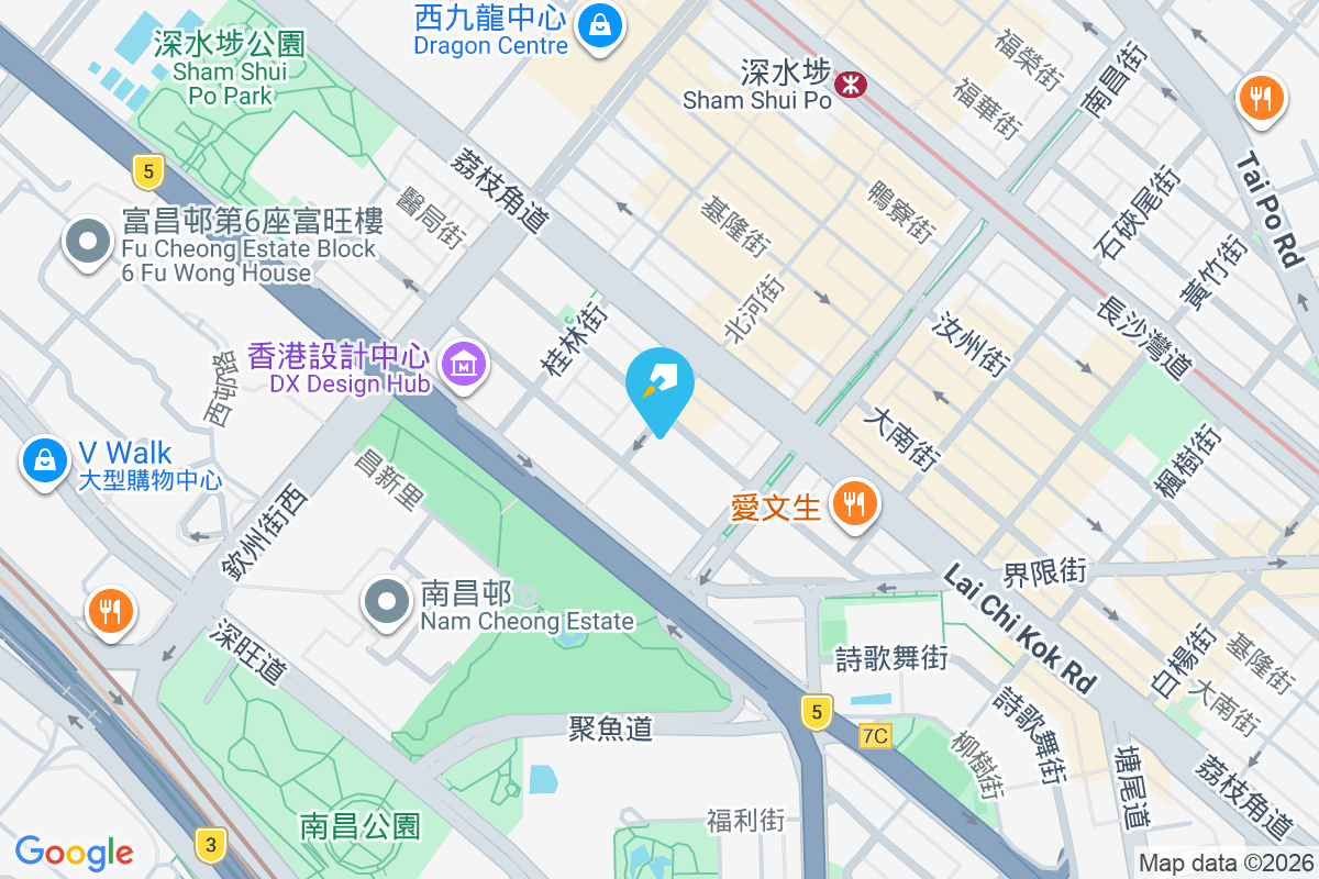 北河街30號 地圖位置