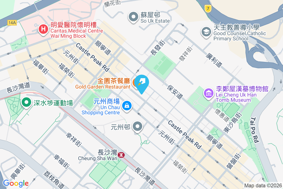 青山道298號 地圖位置