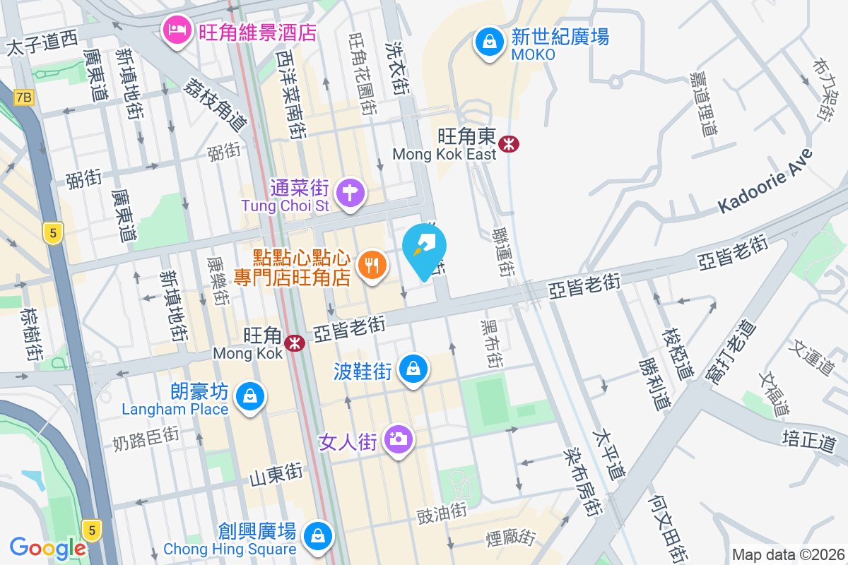 洗衣街107號 地圖位置