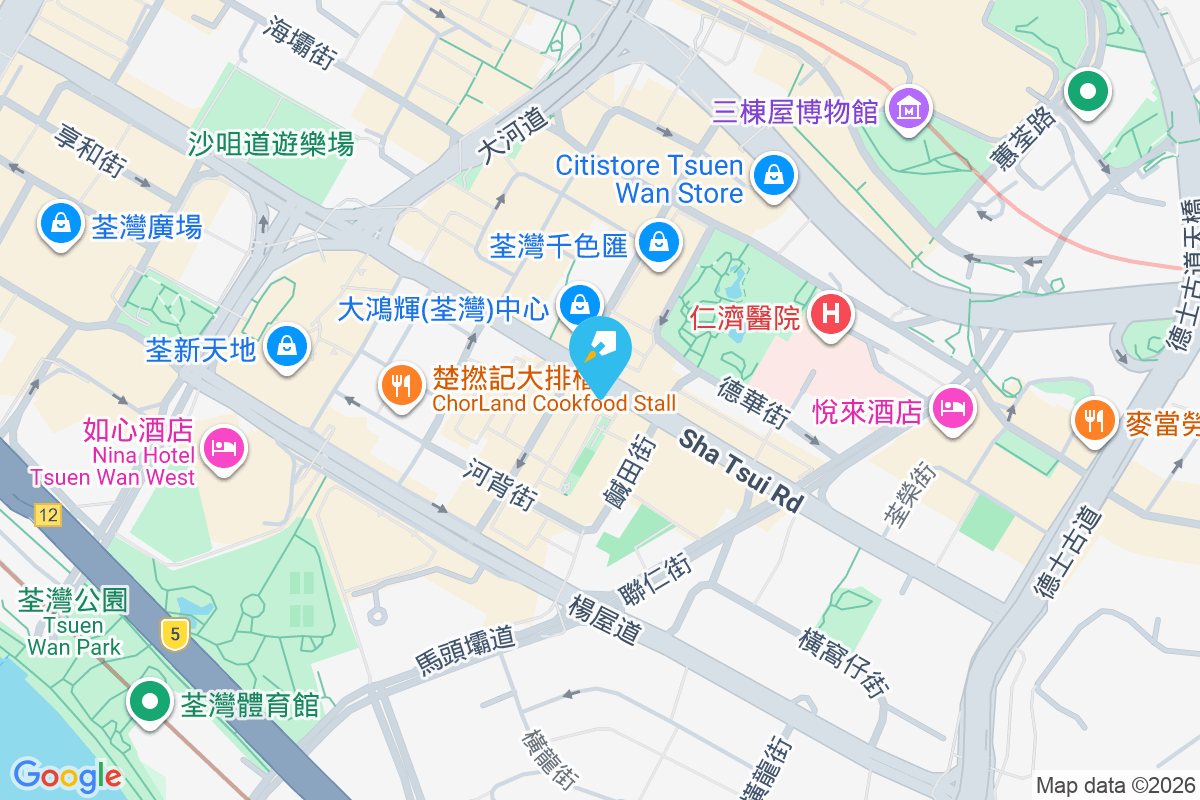 沙咀道290號 地圖位置