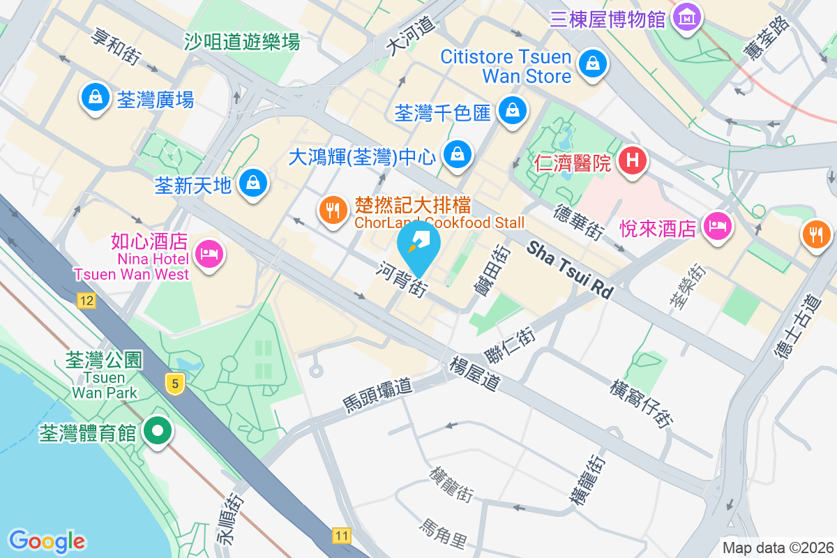 眾安街138號 地圖位置