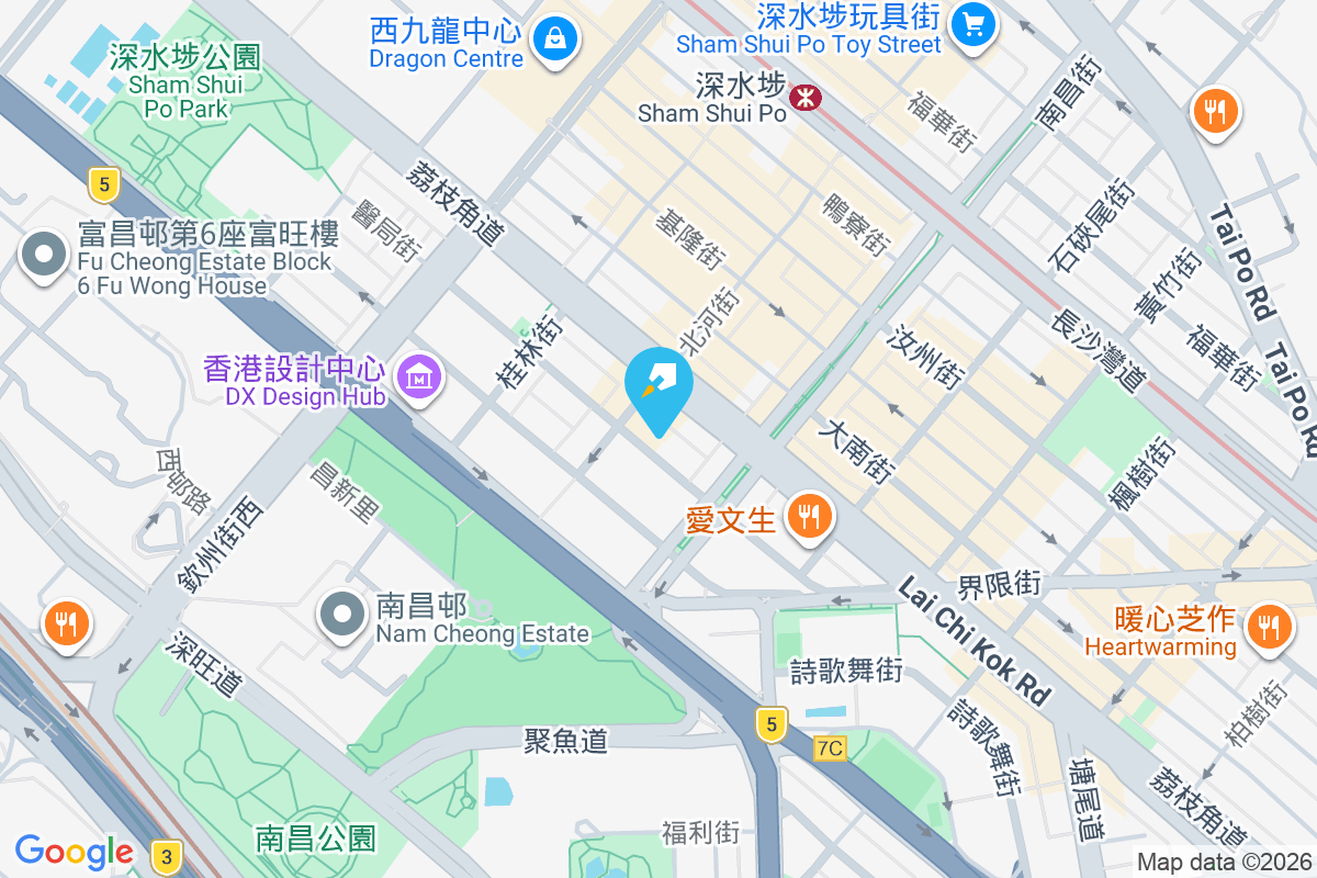 醫局街144號 地圖位置