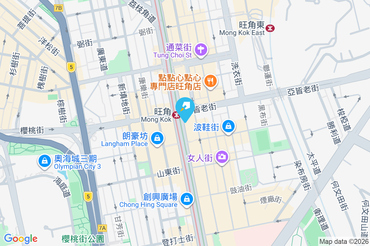 彌敦道662號 地圖位置
