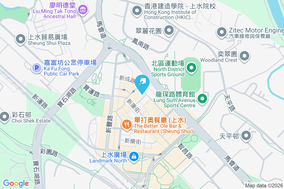 新功街6號 地圖位置