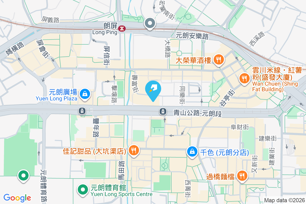 青山公路元朗段179號 地圖位置