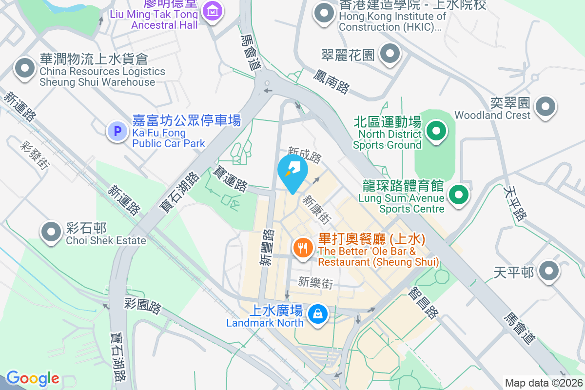 巡撫街15號 地圖位置