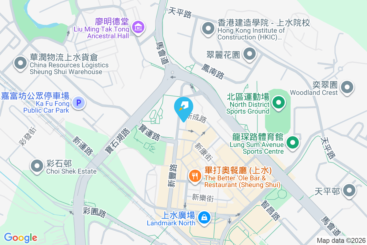 新豐路25號 地圖位置