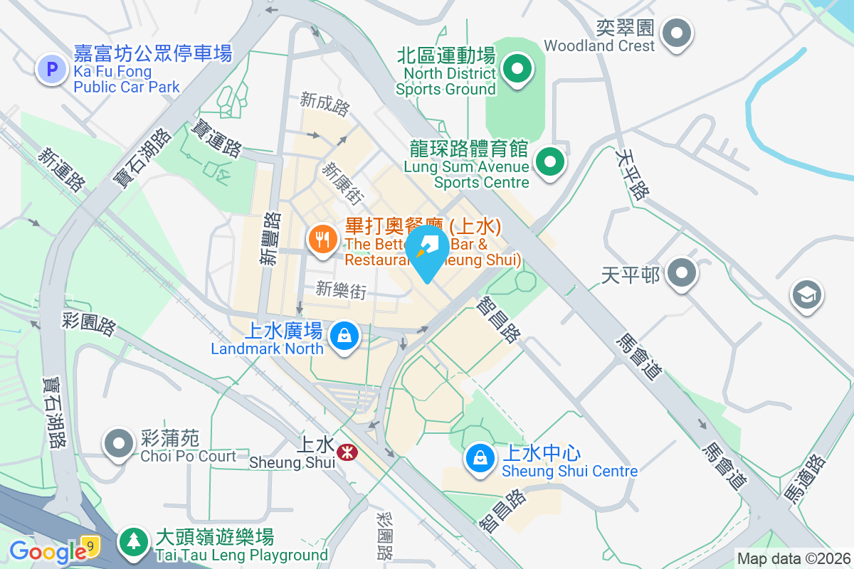 新康街88號 地圖位置