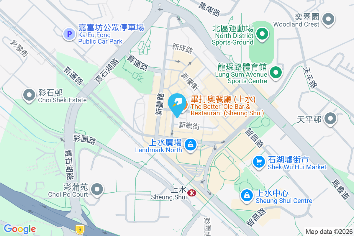 新樂街1號 地圖位置