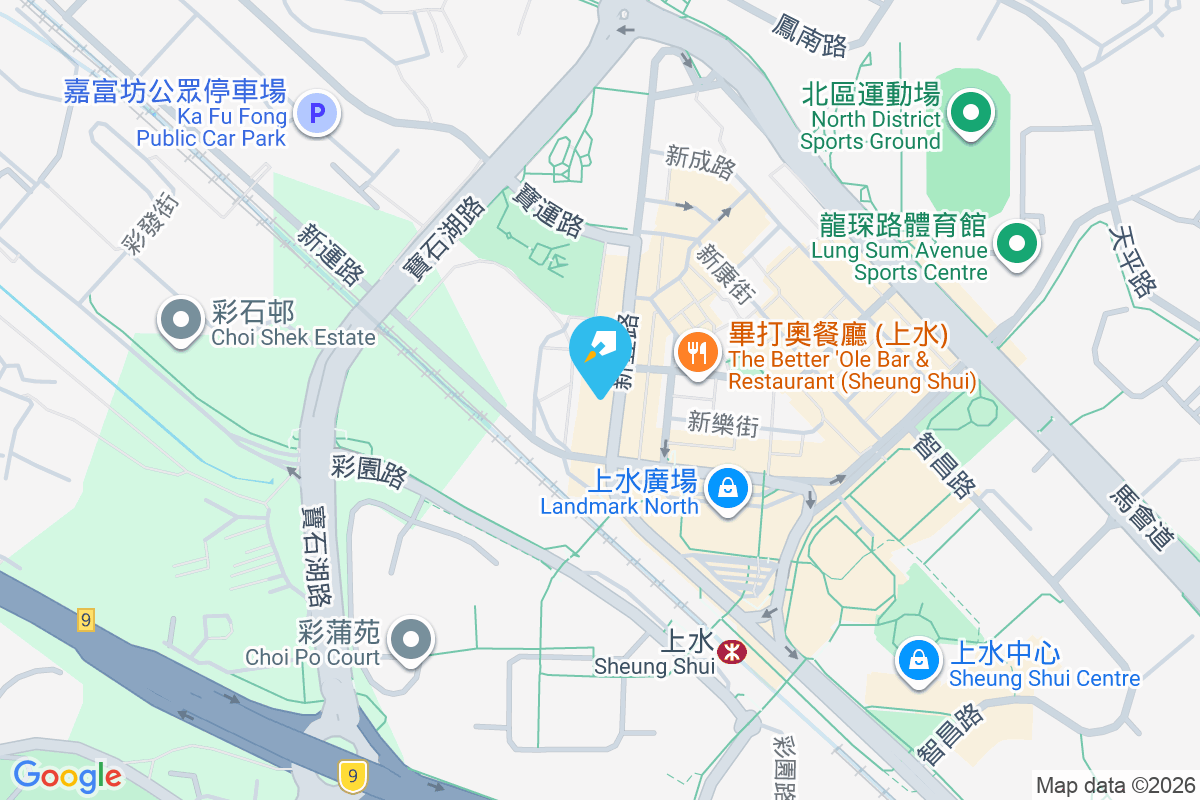 龍霞樓 地圖位置