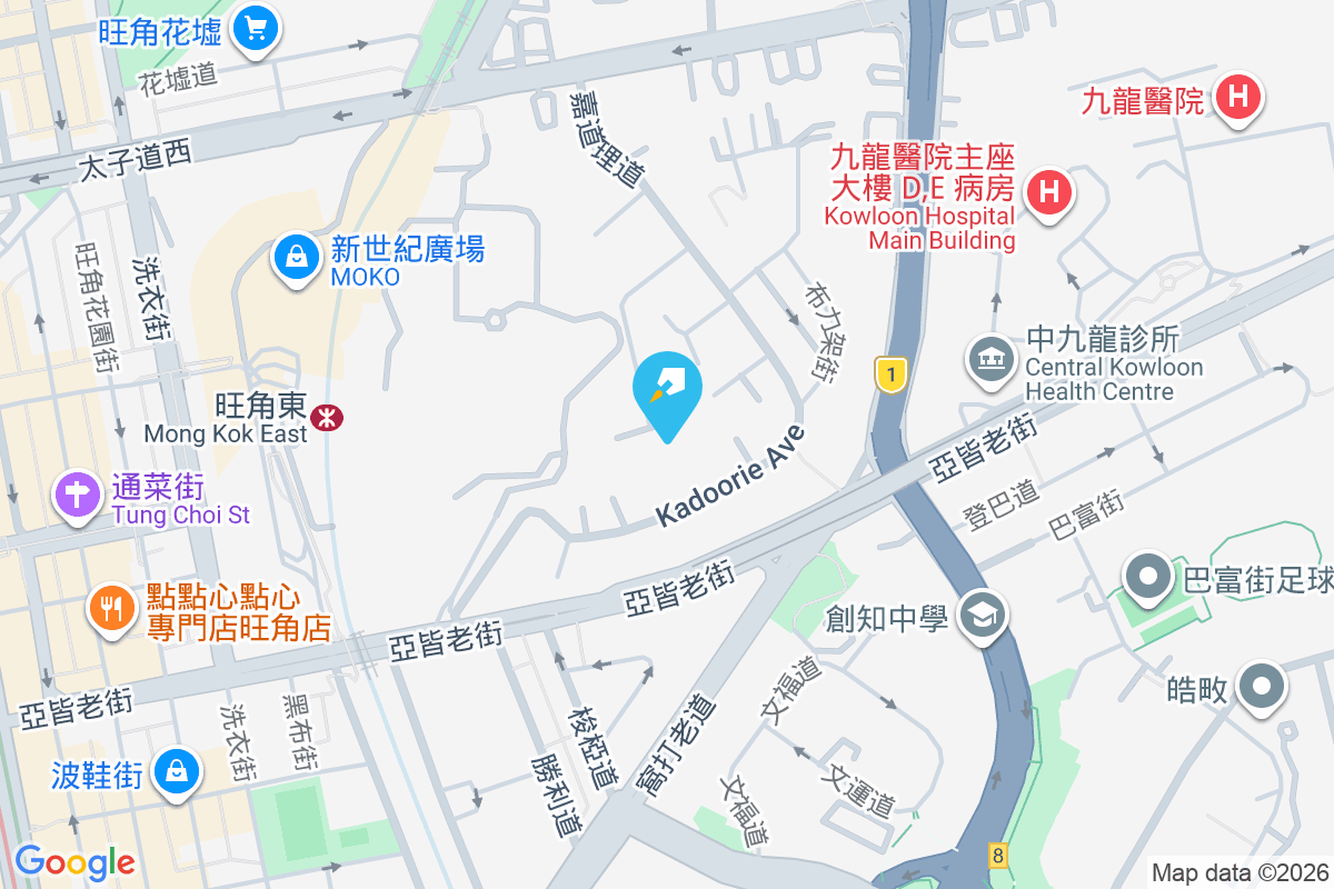 聖佐治大廈 地圖位置