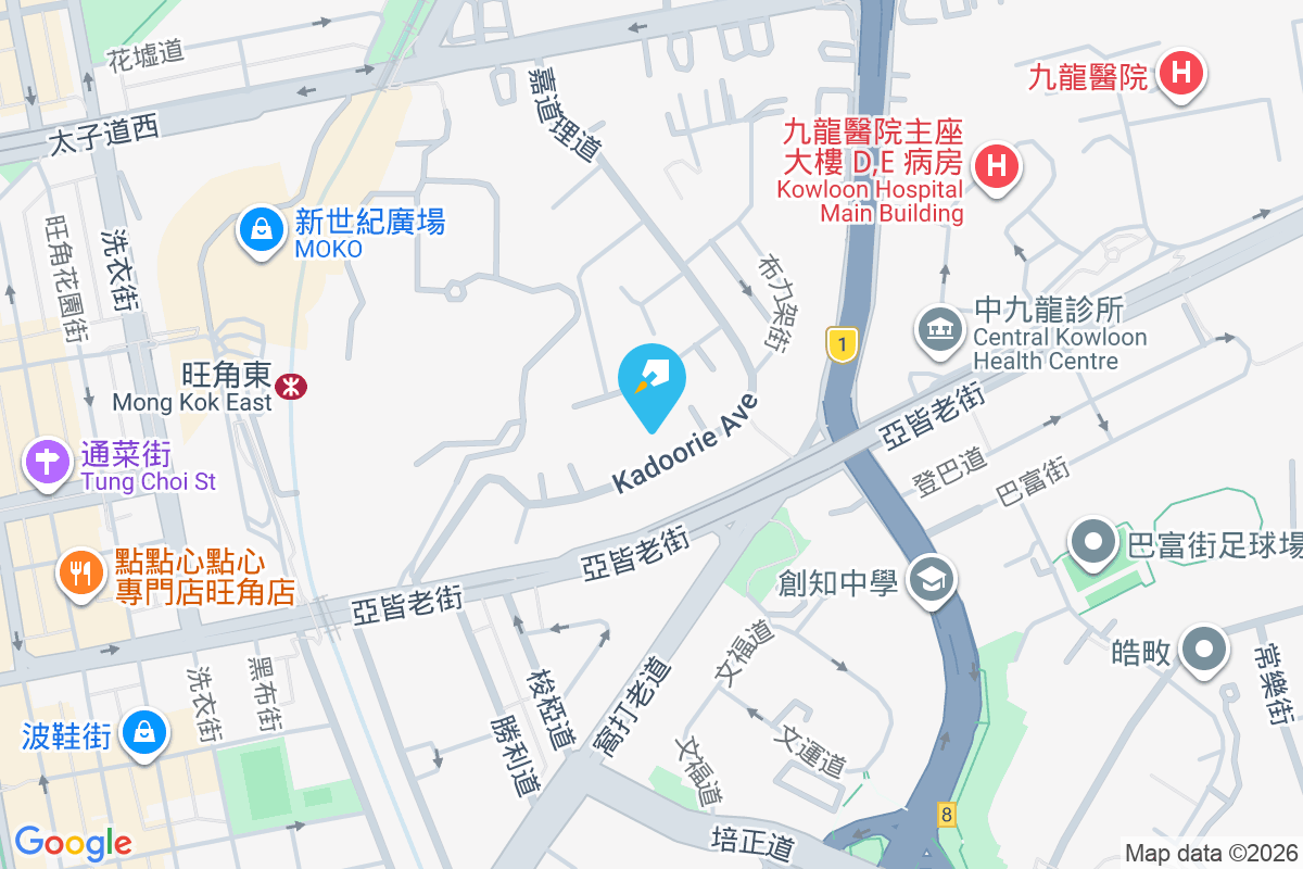 嘉道理道21號 地圖位置