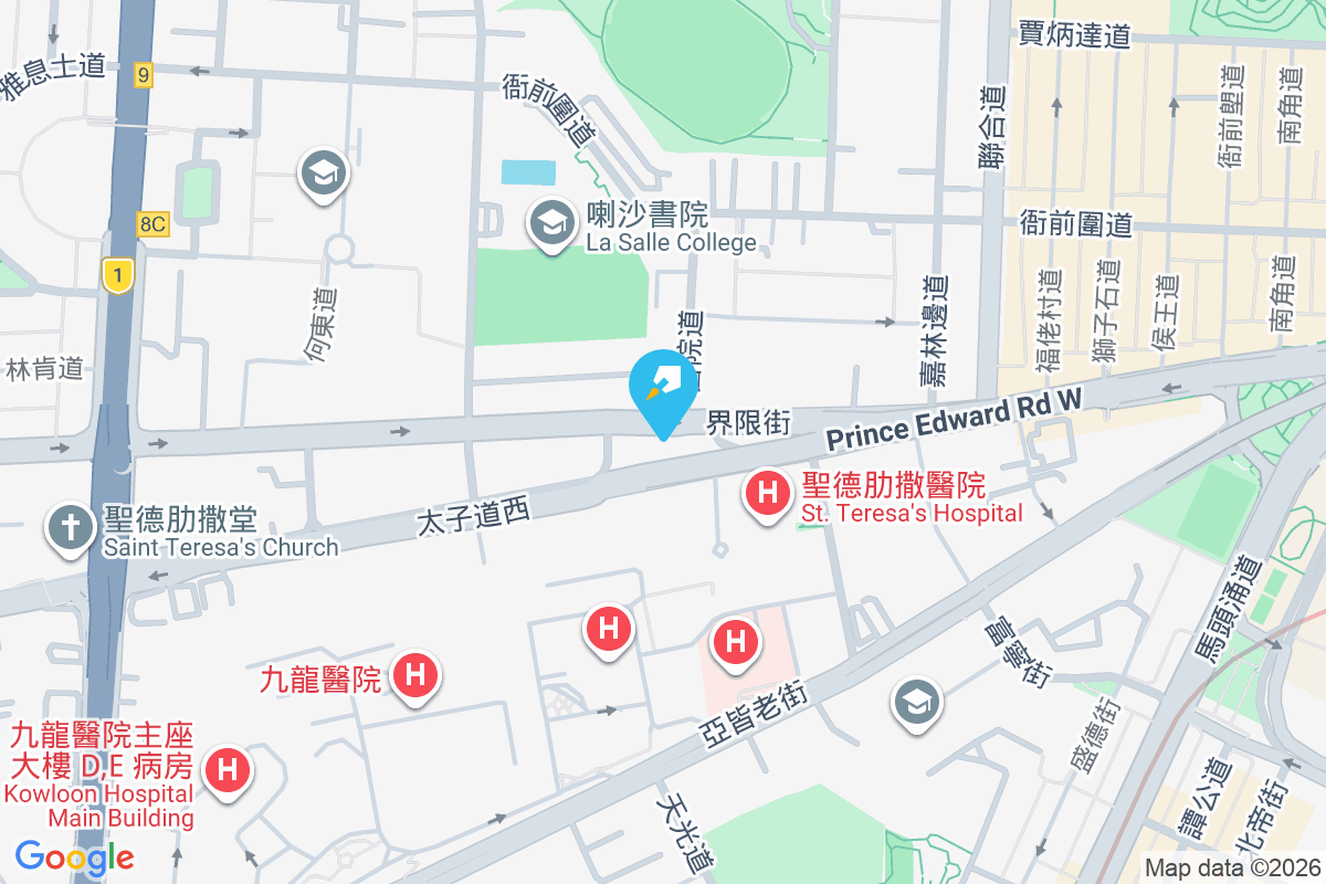 太子道西312A號 地圖位置