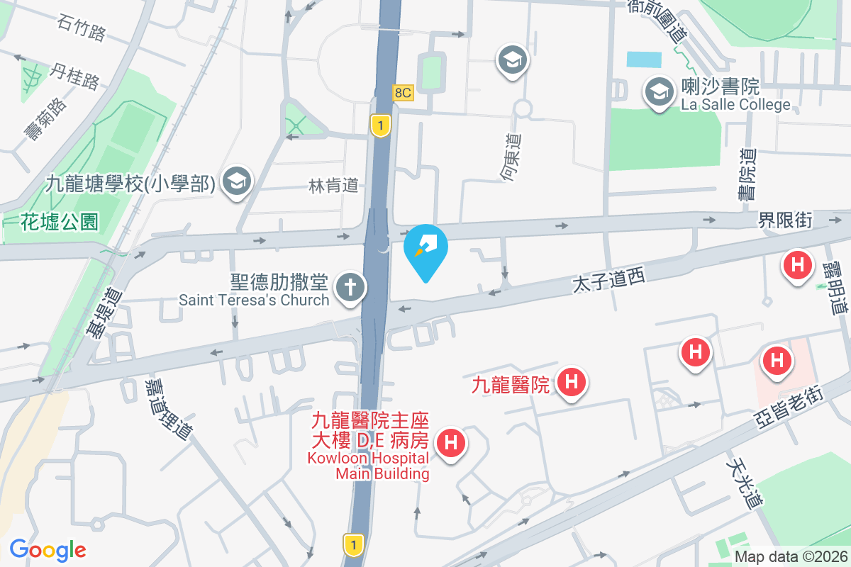 太子道西268號 地圖位置