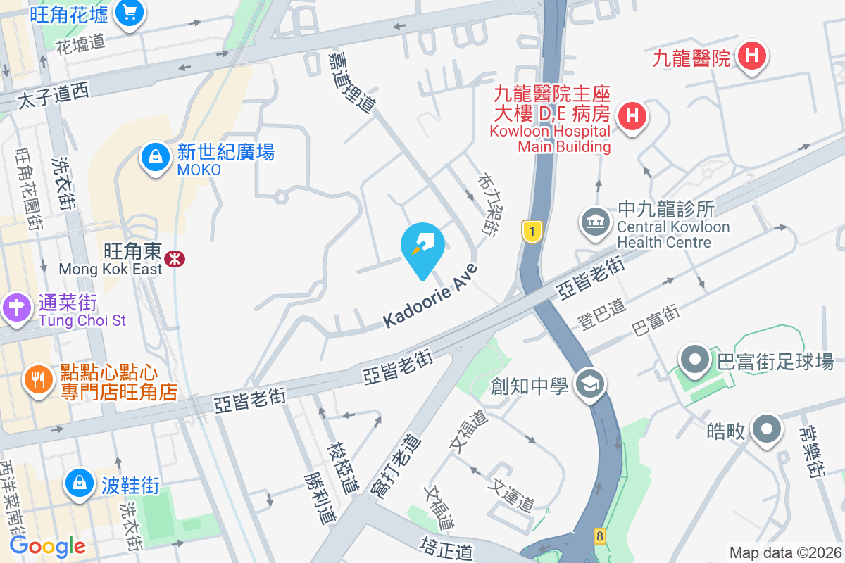 嘉道理道29號 地圖位置