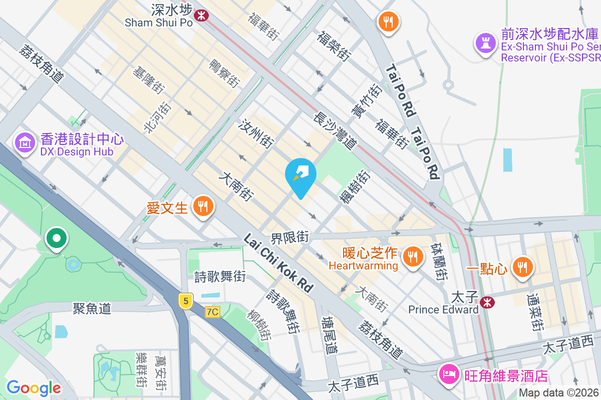 基隆街124號 地圖位置
