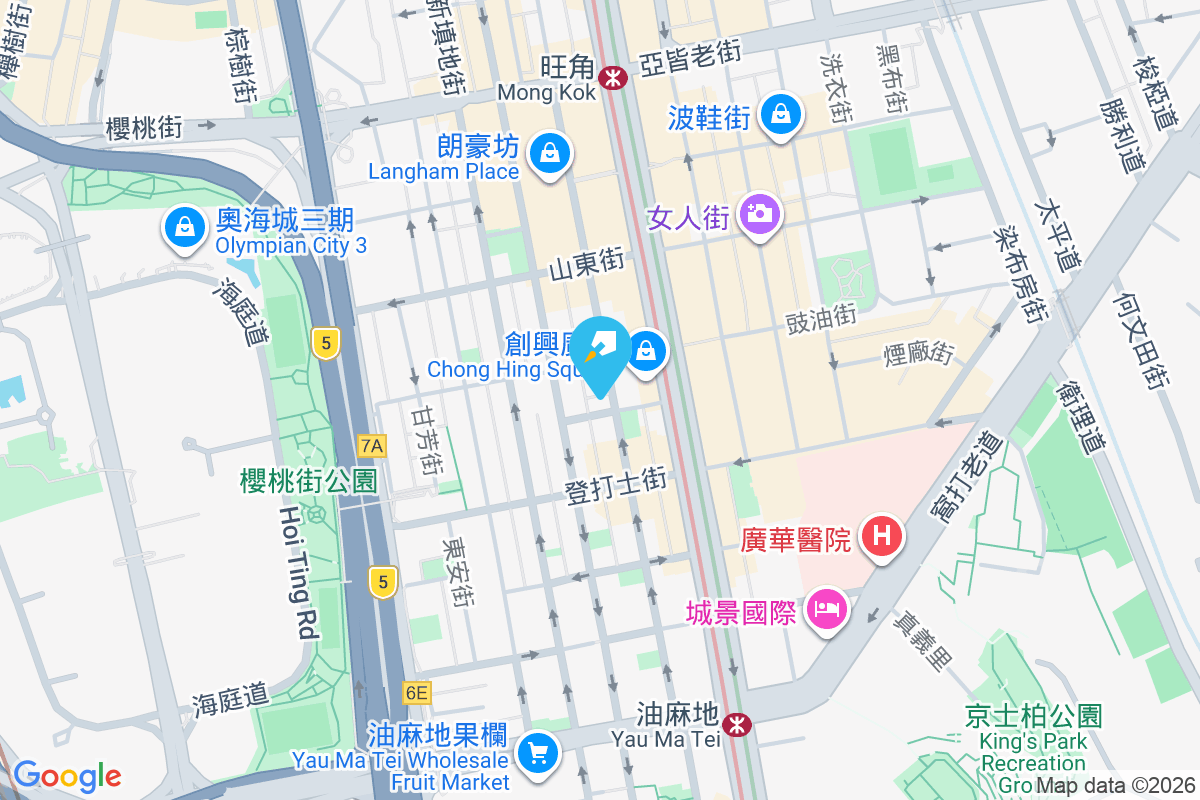 長沙街10號 地圖位置