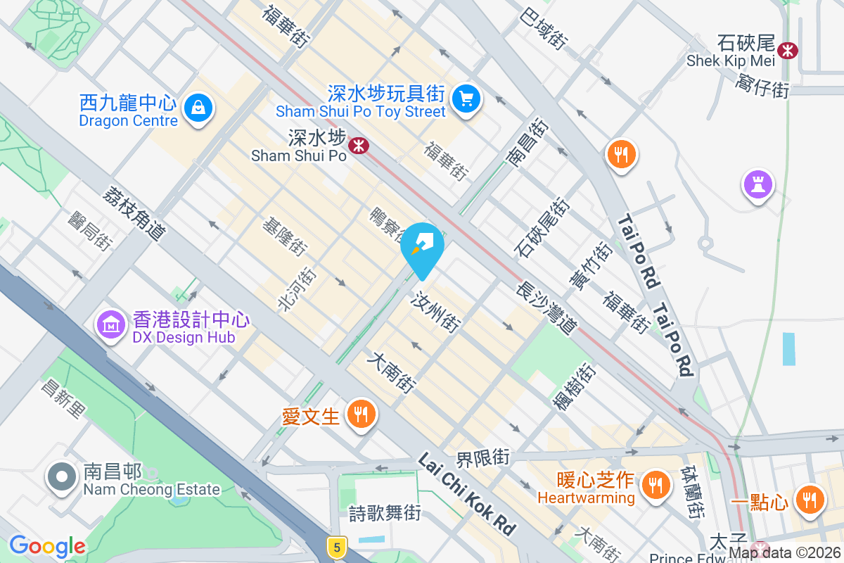 南昌街118號 地圖位置