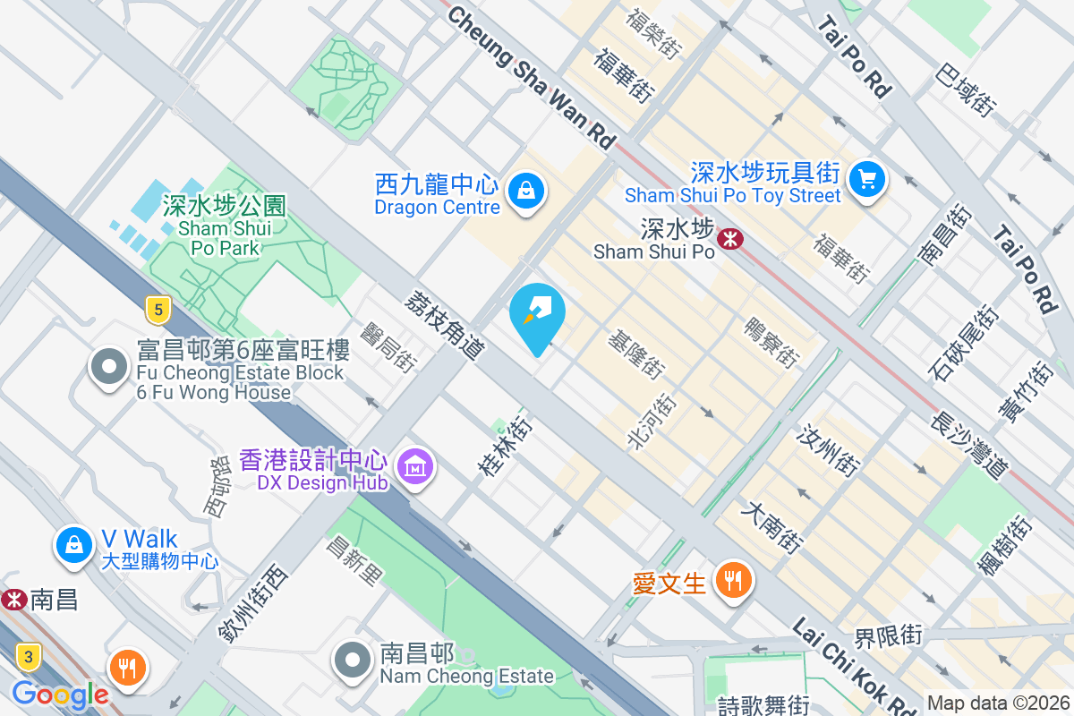 昌利大廈 地圖位置