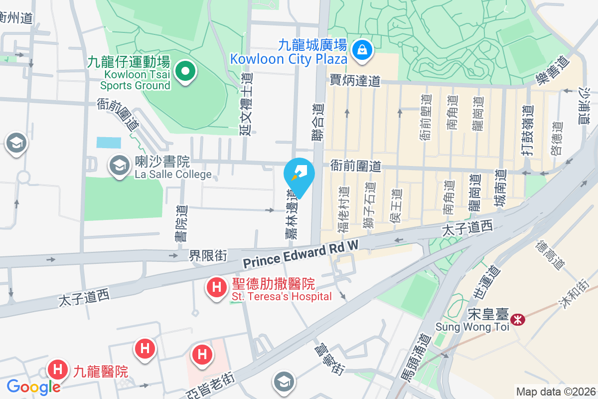 嘉林大廈 地圖位置