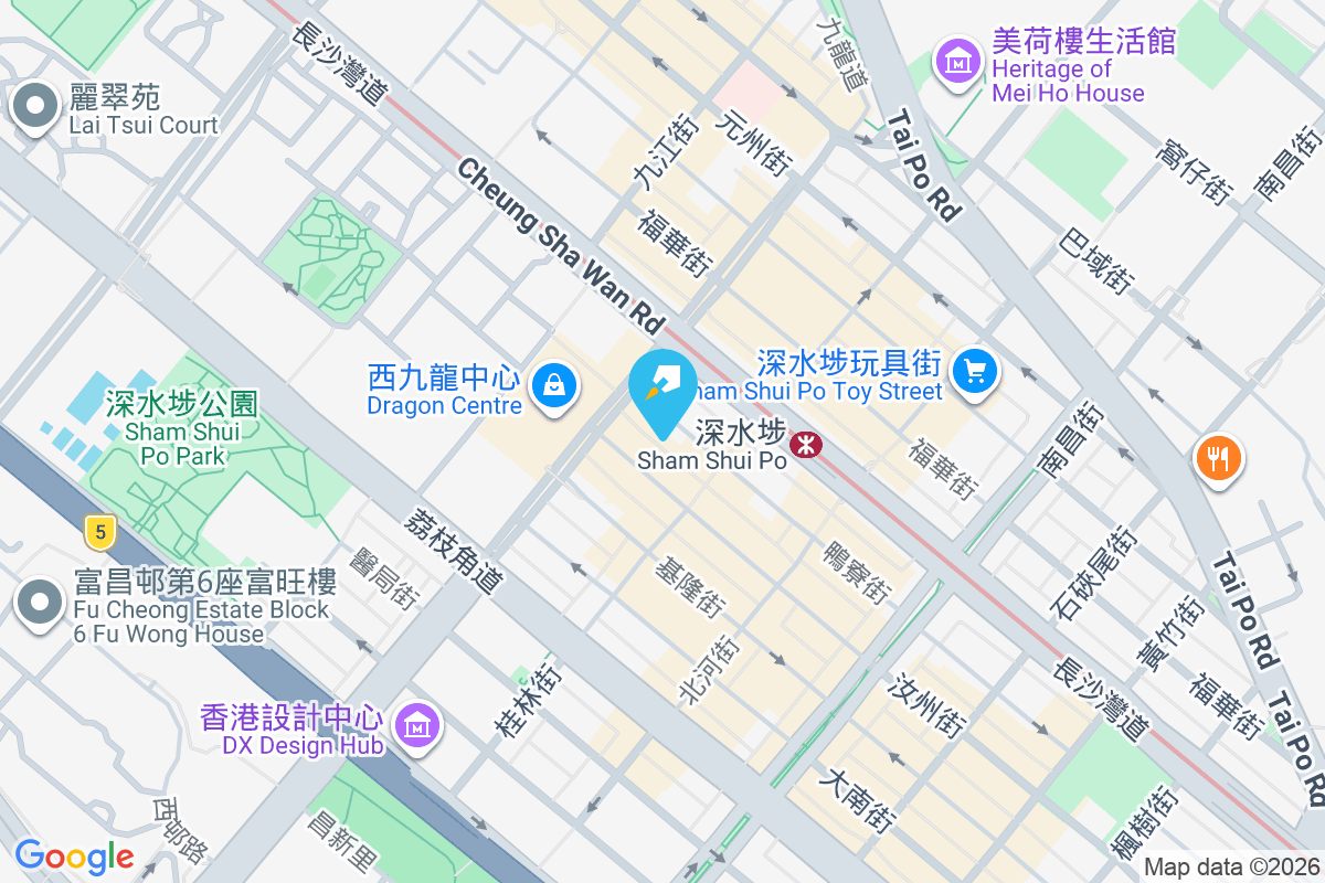 鴨寮街247號 地圖位置