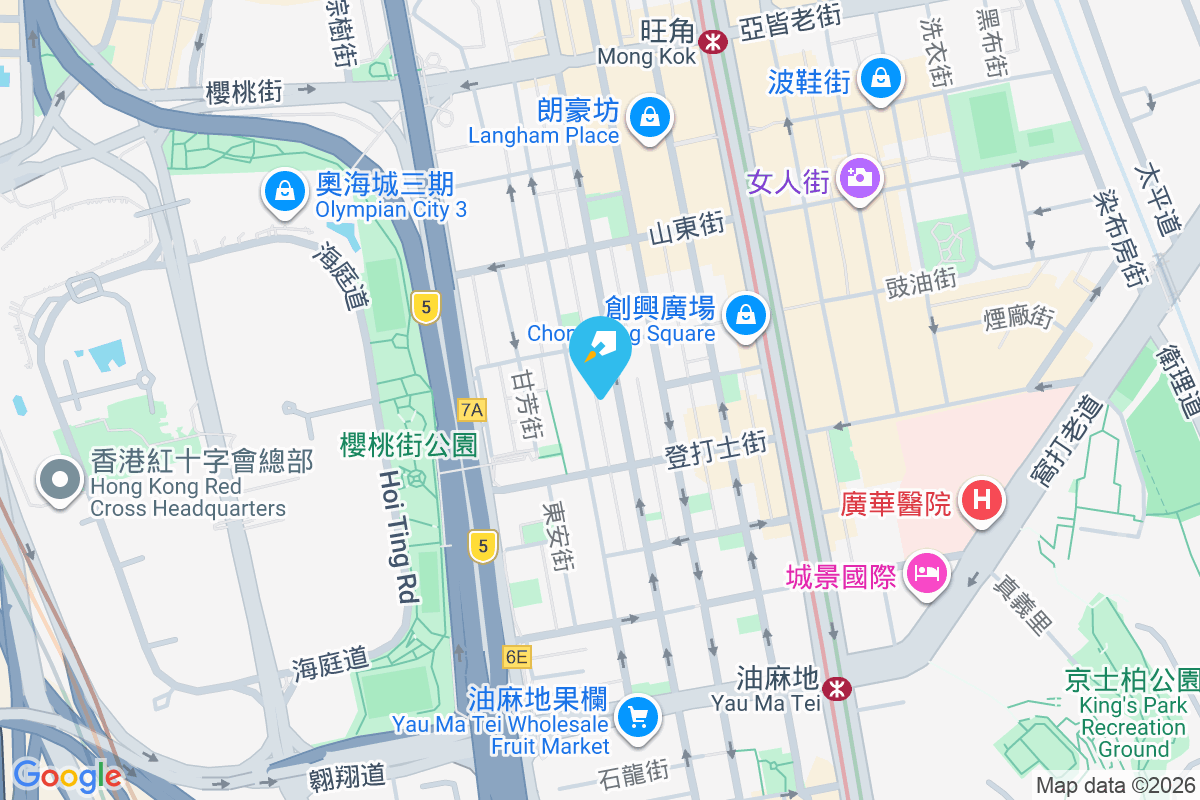 新填地街305A號 地圖位置