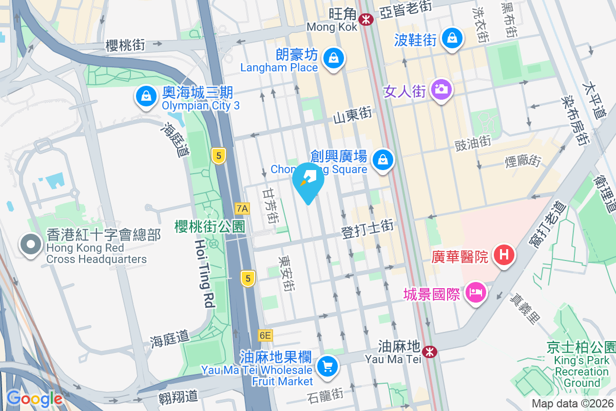 新填地街303號 地圖位置