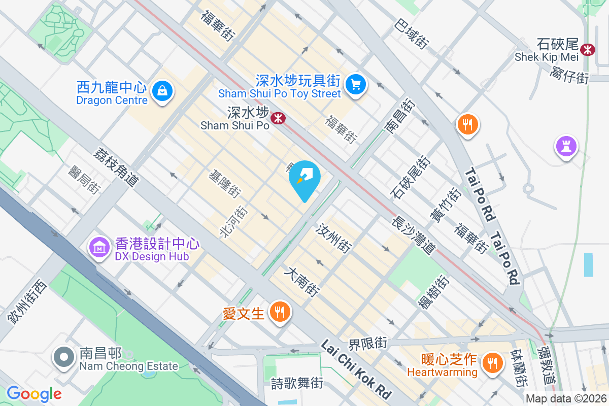 南昌街121號 地圖位置