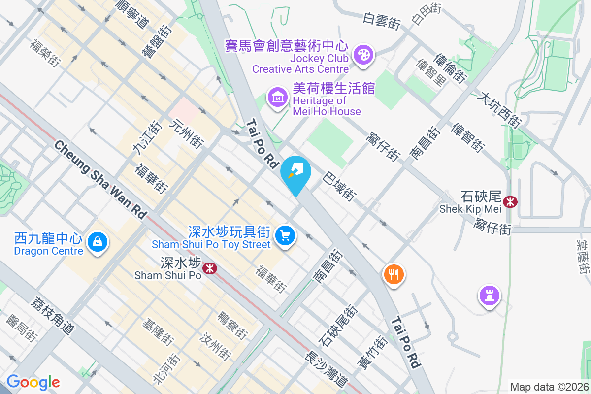 大埔道77B號 地圖位置