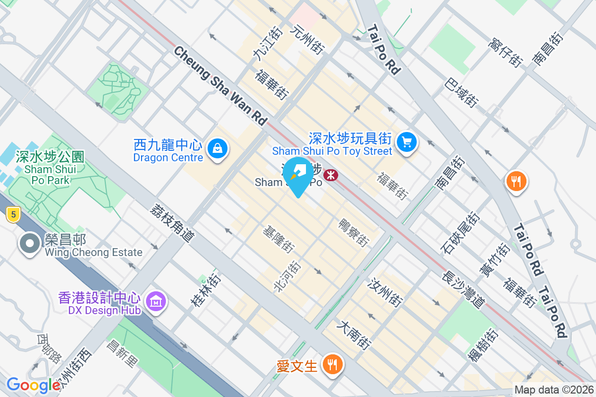 鴨寮街211號 地圖位置
